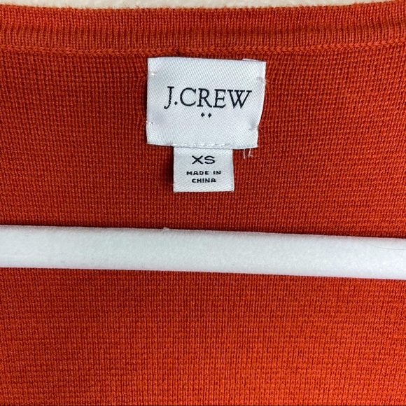 J Crew Orange Cardigan Shacket Size XS - Picture 3 of 5